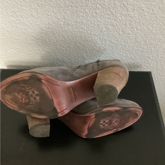 Vince Camuto Gray Suede Ankle Boots - Picture 6 of 6